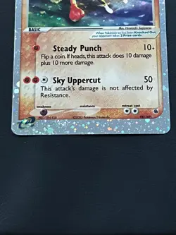 POKEMON HITMONCHAN EX 98/109 HOLO RARE EX RUBY & SAPPHIRE - Image 4