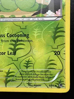 FREE SHIPPING Pokemon TCG Swadloon Emerging Powers 6/98 Reverse Holo Uncommon LP - Image 4