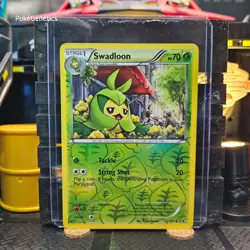 Swadloon Noble Victories Reverse Holo Pokemon TCG 2/101 Black & White 3 Uncommon - Image 1