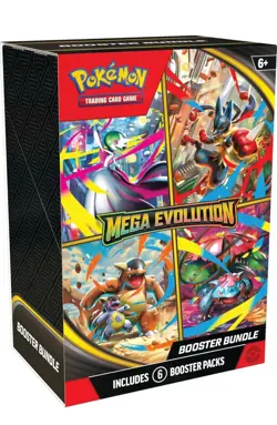 Pokemon TCG Mega Evolution Booster Bundle (6 Packs) *NEW & SEALED* - Image 1