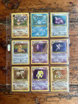 🌟 ⭐ HUGE POKEMON COLLECTION ⭐ 🌟 Fossil Set Base Set Jungle Set Gym Challenge - Image 3