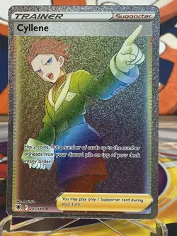 POKEMON ASTRAL RADIANCE CYLLENE RAINBOW FULL ART NEAR MINT 201/189 - Image 1