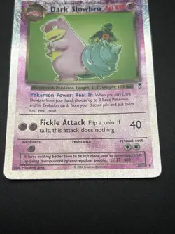 Dark Slowbro 8/110 Reverse Holo Legendary Collection Pokemon - Image 2