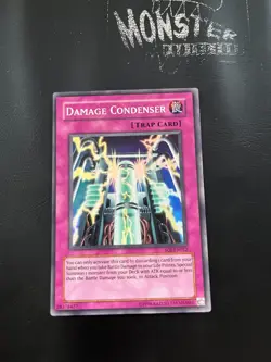 YUGIOH DAMAGE CONDENSER SUPER RARE SOI-EN052 - Image 1
