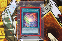 YuGiOh Spell Heavy Polymerization MP24-EN150 1st Edition Prismatic Secret Rare - Image 1
