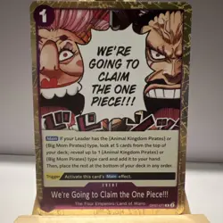 OP07-077 WE'RE GOING TO CLAIM THE ONE PIECE 500 Years In The Future One Piece - Image 1