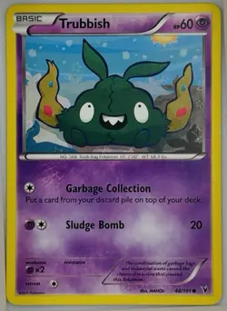 Trubbish 48/101 Regular Common Noble Victories Pokemon Card 2011 LP - Image 1