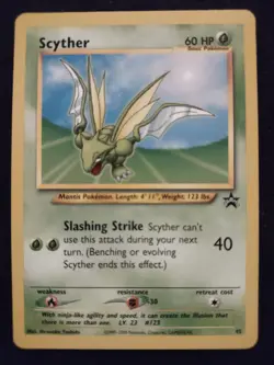Scyther 45 Pokemon Trading Card Game Black Star Promos Near Mint NM TCG - Image 1