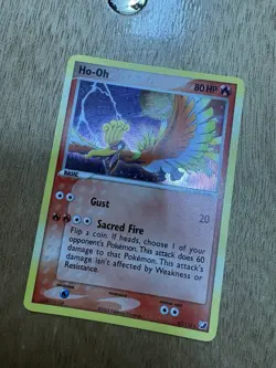 Pokemon Cards TGC: Ho-Oh 27/115 EX Unseen Forces Rare Holo Shiny Card 2005 Card - Image 1