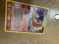 Pokemon Cards TGC: Ho-Oh 27/115 EX Unseen Forces Rare Holo Shiny Card 2005 Card - Image 3
