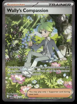Pokemon Cards Wally's Compassion 186/132 Mega Evolution NM *4 - Image 1
