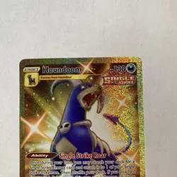 Houndoom Single Strike Gold Secret Rare 179/163 Battle Styles (NM) Pokemon Card - Image 5