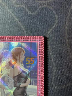 Goddess Reiju Nami Preimium Thick Metal Card Waifu Doujin One Piece Full Art - Image 3