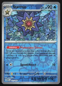 Starmie - 121/165 - Reverse Holo - Scarlet & Violet 151 - Pokemon Card - Image 1