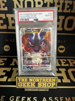 Lucario VSTAR SWSH291 Crown Zenith ETB Promo Card PSA 10 - Image 1