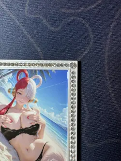 Goddess Uta Bikini Beach Metal Premium Card Waifu Doujin Case Prize One Piece - Image 3