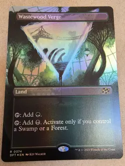 Wastewood Verge - Foil (Borderless) Aetherdrift - Mtg - Image 1