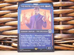 MTG The Master, Gallifrey's End 0543 RARE SHOWCASE | NM Near Mint | WHO | 2023 - Image 1