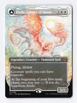 Eirdu, Carrier of Dawn (Borderless) 0286 (M) MTG Lorwyn Eclipsed (ECL) - Image 1