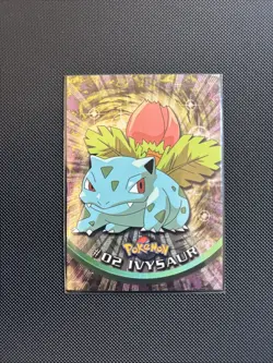 1999 Topps Pokemon Series 1 TV Animation IVYSAUR Foil - Image 1