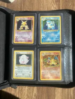 Pokemon 100% Complete Master Base Set 102/102 WOTC Vintage Charizard Holo - Image 1