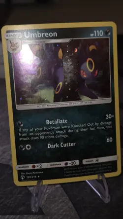 Pokemon Umbreon 120/214 Cosmo Holo Promo 💫 Galaxy Swirl 💫 - LP/NM - Image 3