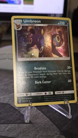 Pokemon Umbreon 120/214 Cosmo Holo Promo 💫 Galaxy Swirl 💫 - LP/NM - Image 4