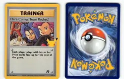 HERE COMES TEAM ROCKET! 15/82 HOLO RARE CELEBRATIONS POKEMON NM - Image 1