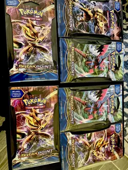Seven (7) Sleeved Booster Packs Pokemon TCG XY Breakpoint Factory Sealed - Image 4
