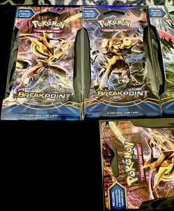 Seven (7) Sleeved Booster Packs Pokemon TCG XY Breakpoint Factory Sealed - Image 5