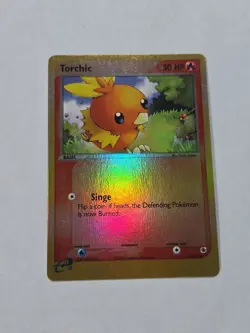 Pokemon Ruby and Sapphire Torchic 74/109 Reverse Holo Common 2003 - Image 1
