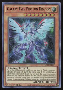 Yu-Gi-Oh TCG 2011 #CT08-EN003 Galaxy-Eyes Photon Dragon Secret Rare - Image 1