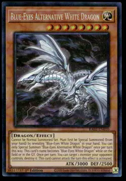 Yu-Gi-Oh TCG #RA02-EN010 Blue-Eyes Alternative White Dragon CR,1st Ed. NM - Image 1