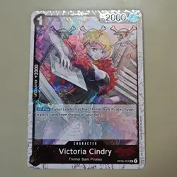 One Piece PRB-01 Victoria Cindry Jolly Roger Reverse Holo OP06-091 TCG CCG - Image 1