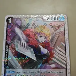 One Piece PRB-01 Victoria Cindry Jolly Roger Reverse Holo OP06-091 TCG CCG - Image 3