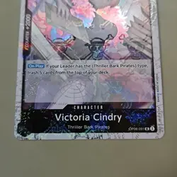 One Piece PRB-01 Victoria Cindry Jolly Roger Reverse Holo OP06-091 TCG CCG - Image 4