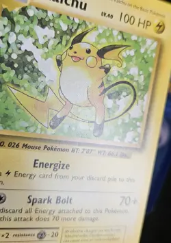Raichu 36/108 Non Holo Pikachu Pokemon 35/108 Card TCG 2016 XY Evolutions LP - Image 3