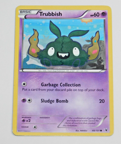 Pokemon Noble Victories Set Trubbish Common Non Holo Card 48/101 NM - Image 1