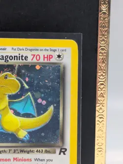 Pokemon TCG Dark Dragonite Holo Rare Card 5/110 WOTC Team Rocket LP - Image 3
