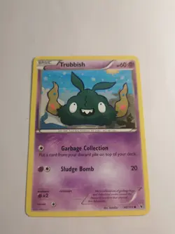 LP Pokemon Card Trubbish - 48/101 (48)- Common BW - Noble Victories - Image 1
