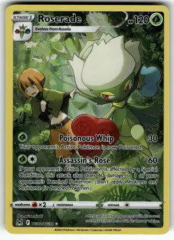 Roserade TG02/TG30 SWSH11: Lost Origin Trainer Gallery NM Pokemon Card TCG - Image 1