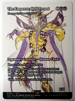 MTG Final Fantasy - The Emperor, Hell Tyrant (Yawgmoth) - Borderless Mythic 0011 - Image 1