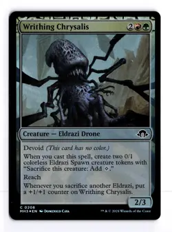 Writhing Chrysalis 208 Foil Modern Horizons 3 C MTG LP - Image 1