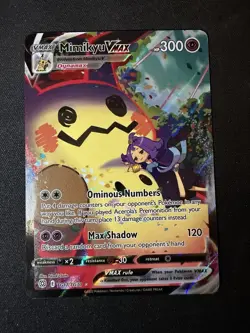 Pokemon Mimikyu VMAX Holo Ultra Rare Brilliant Stars TG17/TG30 NM - Image 1