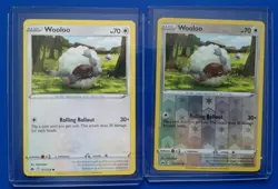 2x Pokemon TCG Crown Zenith: Wooloo (121/159) - Reg & RH Common - Near Mint - Image 1