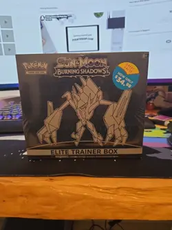 pokemon Sun And Moon burning shadows elite trainer box sealed - Image 1