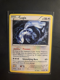 Lugia 78/124 Cracked Ice Holo Fates Collide Rare 2016 Pokemon TCG - Image 1