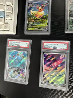 Pokemon PSA Graded Lot Of 5 Marill Flareon Minior Zacian Arbok - Image 3