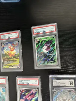 Pokemon PSA Graded Lot Of 5 Marill Flareon Minior Zacian Arbok - Image 5
