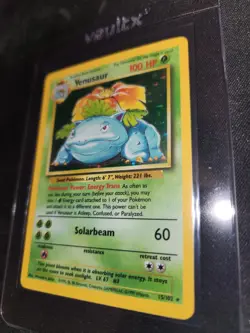 Pokemon TCG Venusaur 015/102 Base Set Holo - Image 3